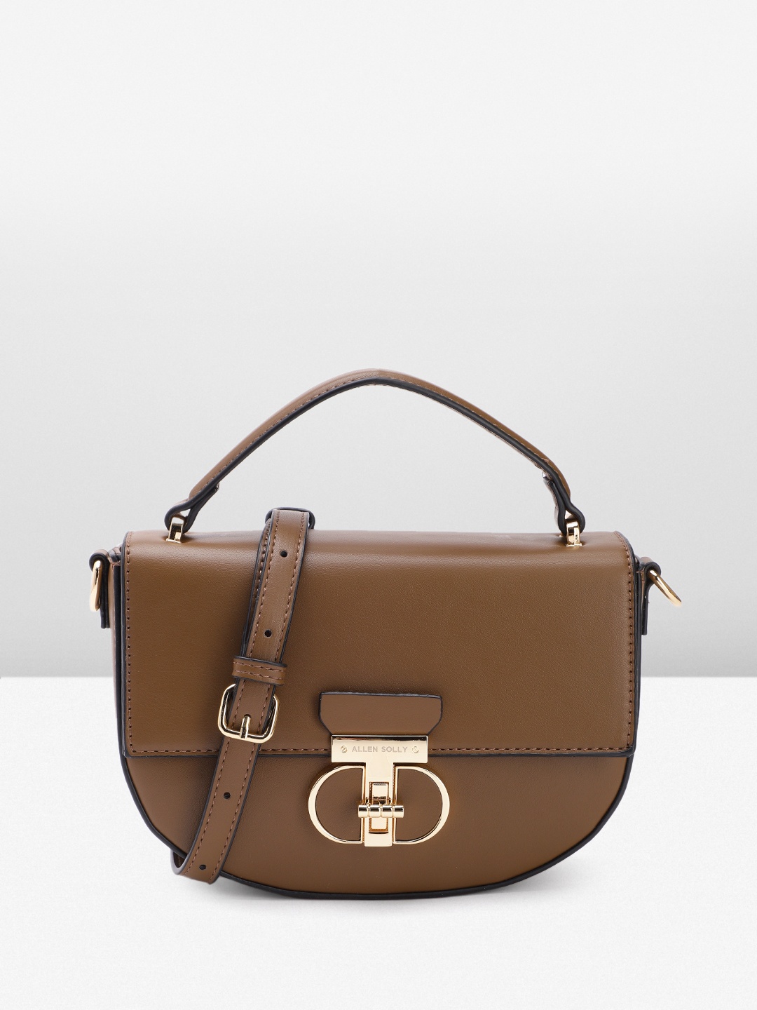 

Allen Solly Structured Satchel, Brown