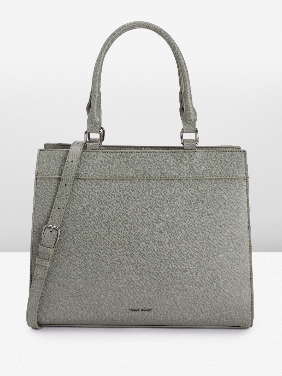 

Allen Solly Animal Textured Handheld Bag, Olive