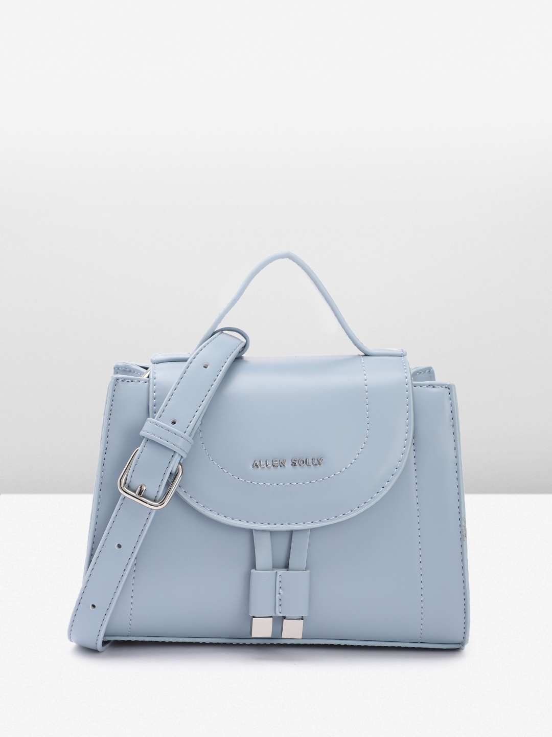 

Allen Solly Women Solid Satchel, Blue