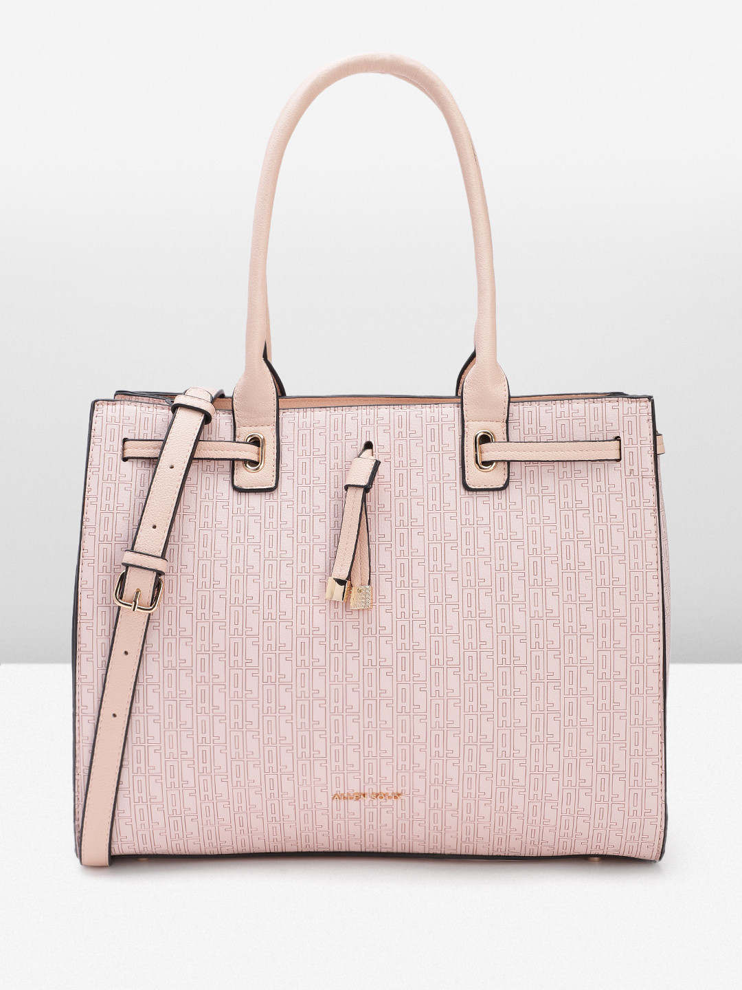 

Allen Solly Brand Logo Printed Shoulder Bag, Pink