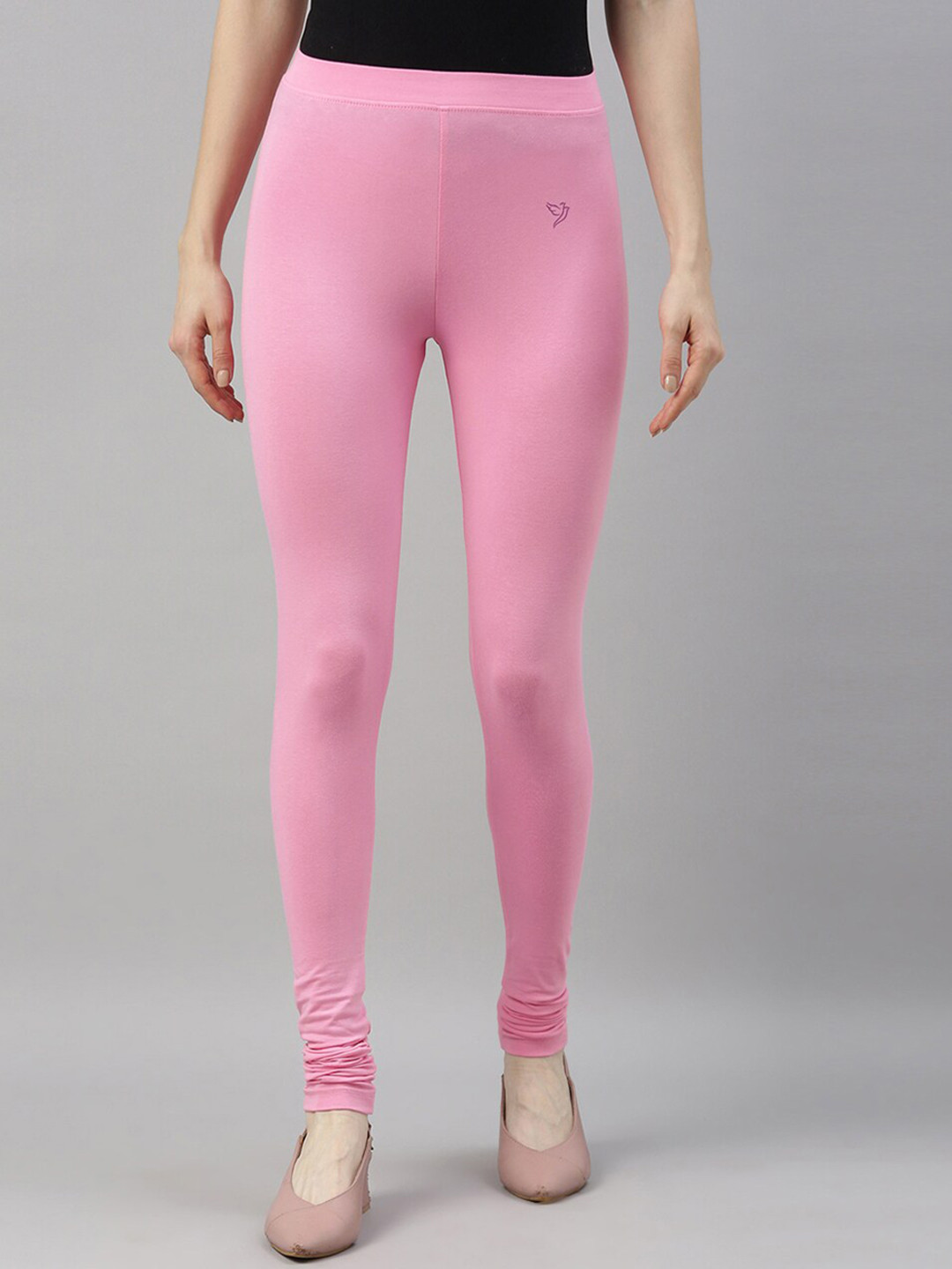 

TWIN BIRDS Churidar-Length Leggings, Pink