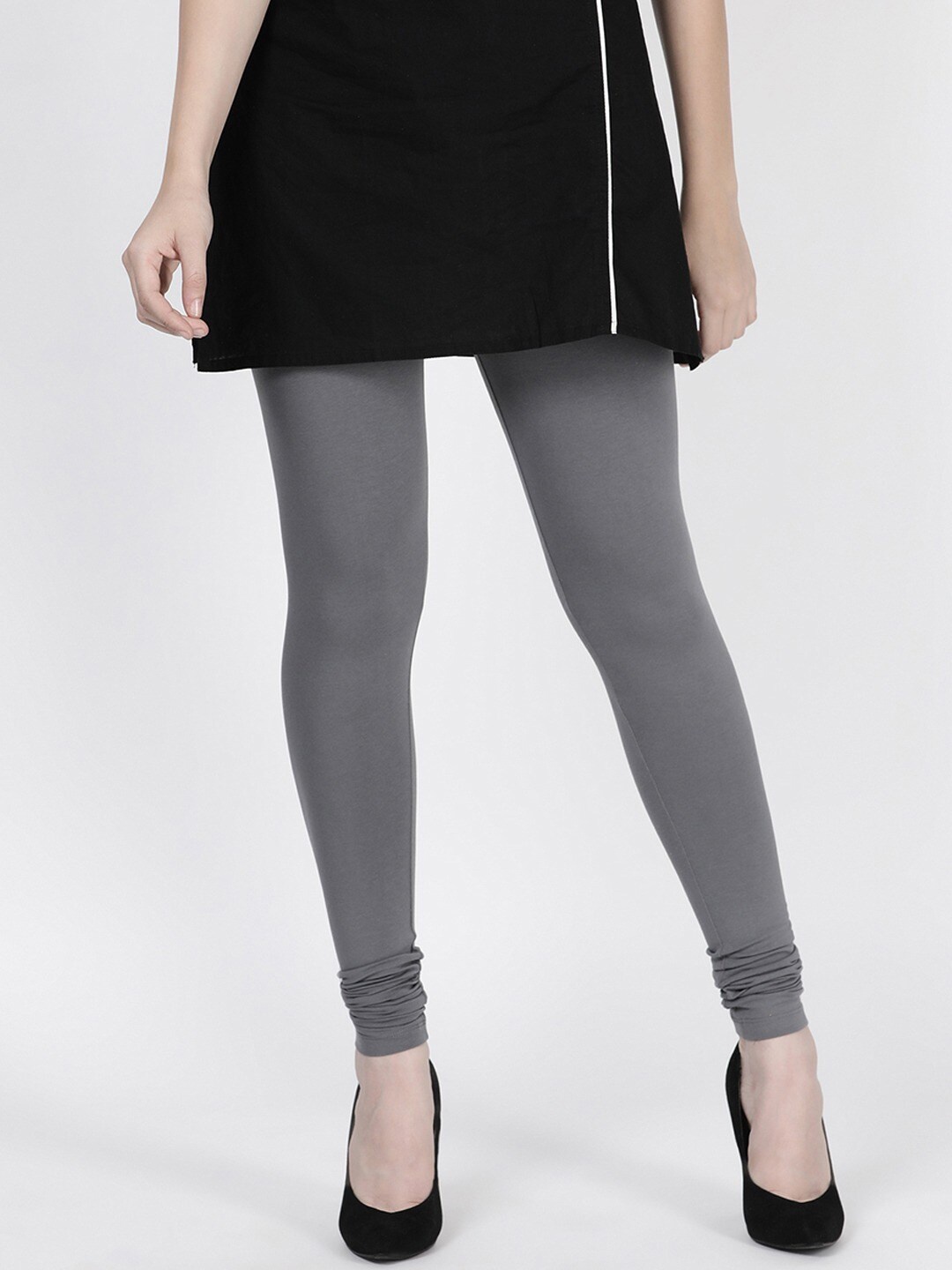 

TWIN BIRDS Churidar Length Leggings, Grey