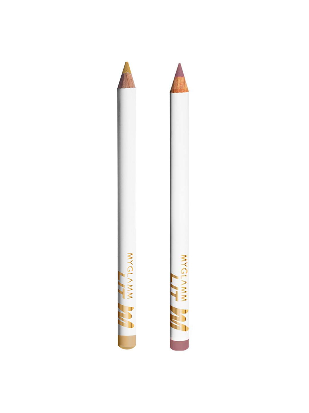 

MyGlamm Set of LIT Matte Eyeliner Pencil - On Fleek & Lipliner Pencil - Blended, Gold