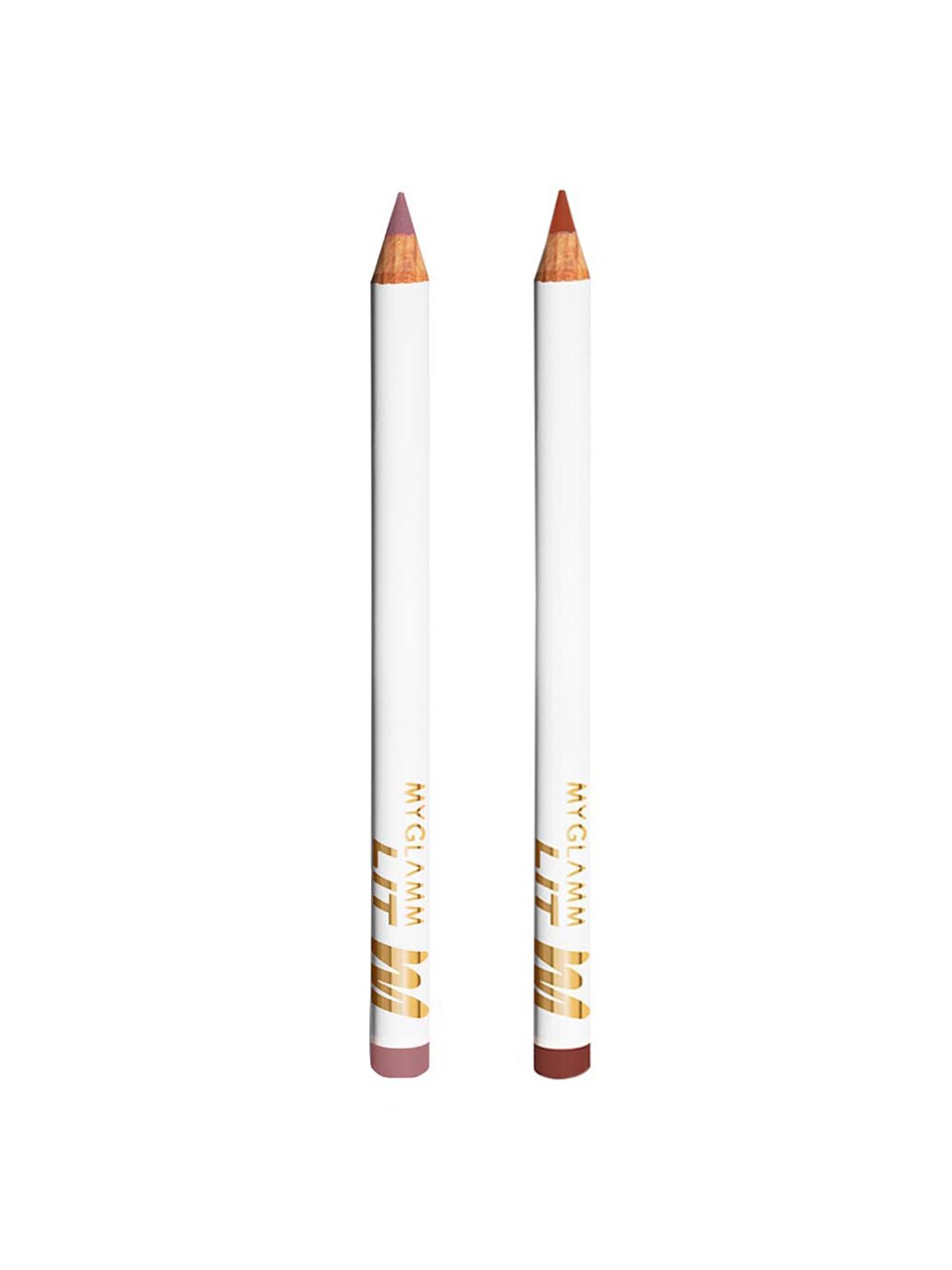 

MyGlamm Set of 2 LIT Matte Lipliner Pencil - Blended & Egirl, Pink