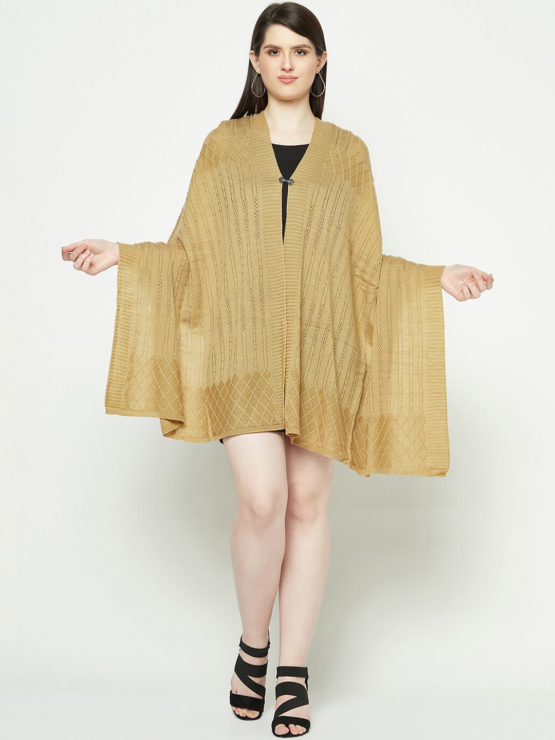 

Knitstudio Self Designed Knitted Shawl, Beige