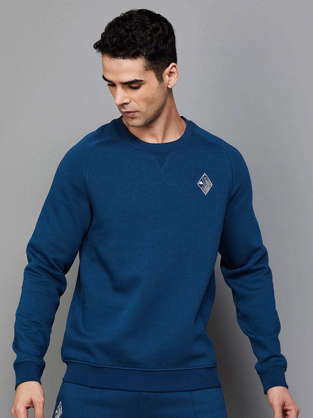 

Kappa Round Neck Pullover Sweatshirt, Teal