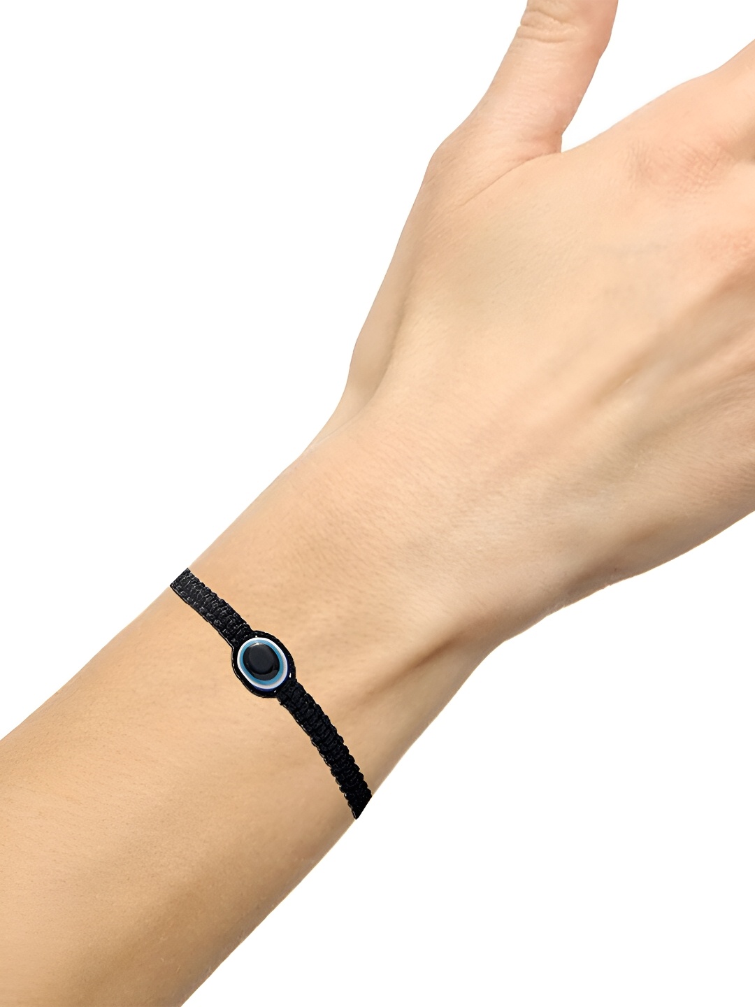 

Pray Everyday Nazar Battu, Evil Eye Wraparound Bracelet, Blue
