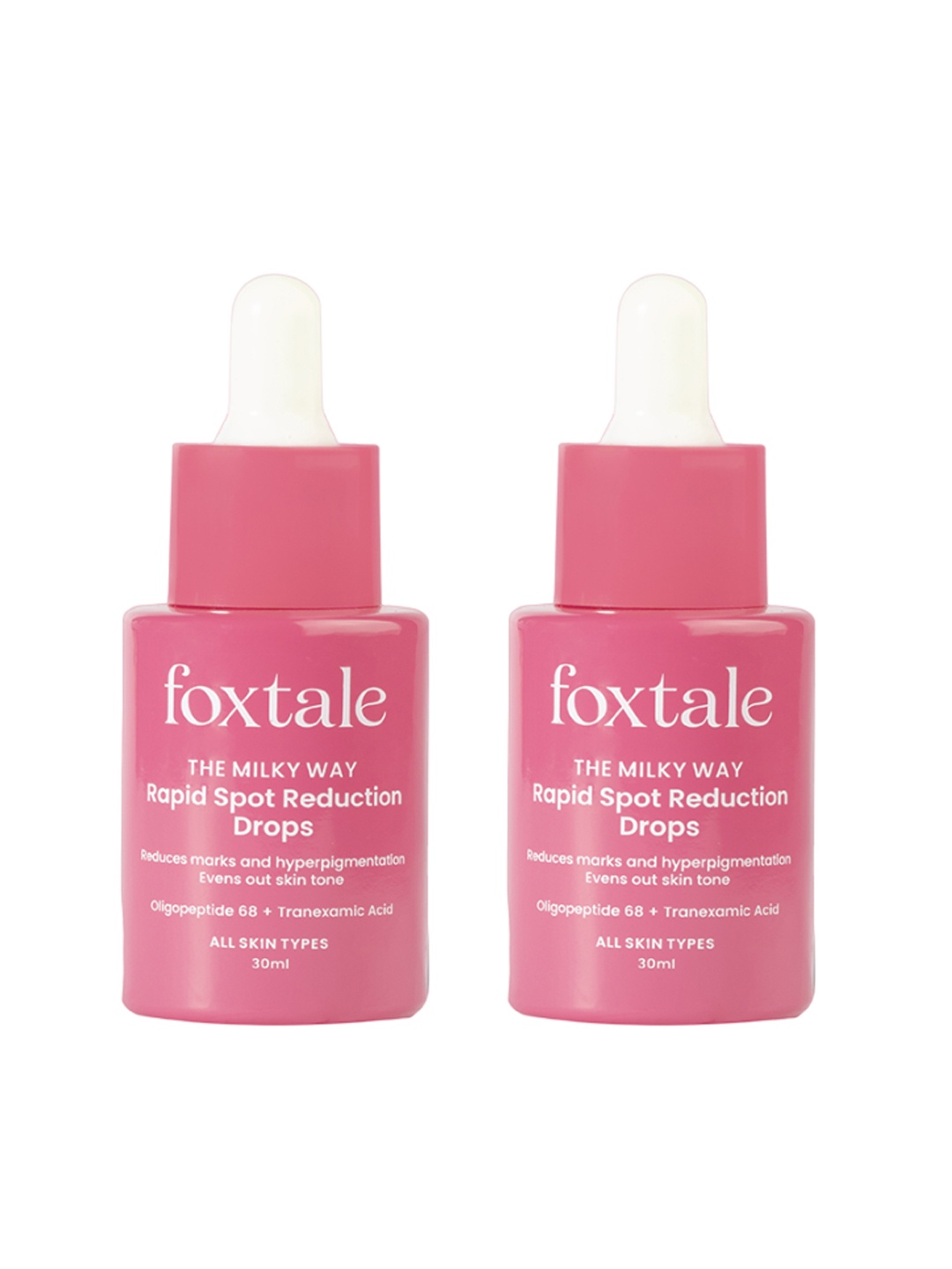 

FoxTale Set of 2 The Milky Way Rapid Spot Reduction Drops - 30ml Each, Pink