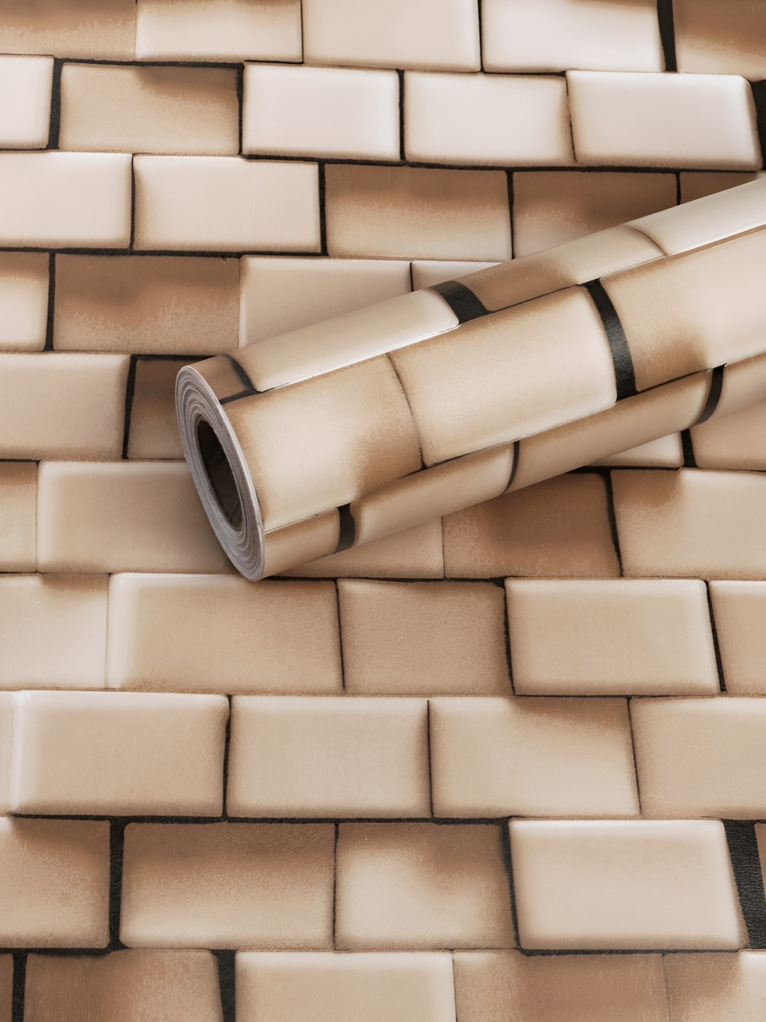 

Oren Empower Brown & Beige Abstarct Self Adhesive Wallpaper Sticker