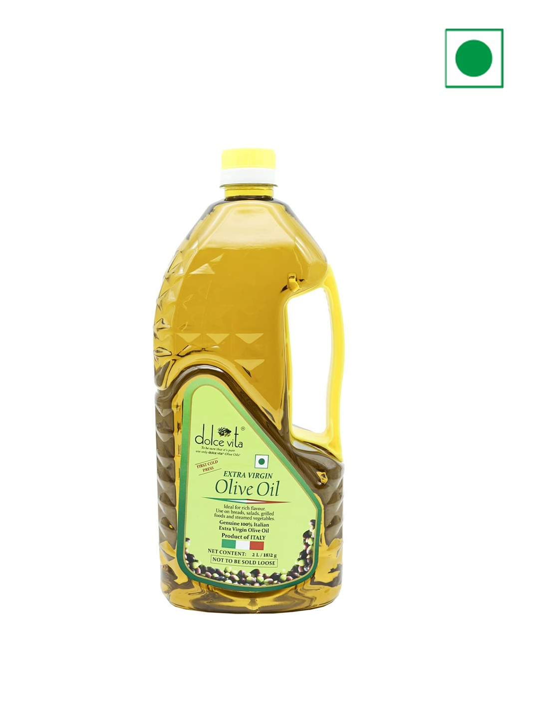 

Dolce Vita Italian Extra Virgin Olive Oil 2L, Yellow