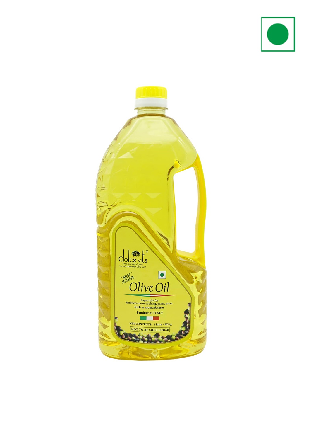 

Dolce Vita Italian Pure Olive Oil 2 L, Yellow