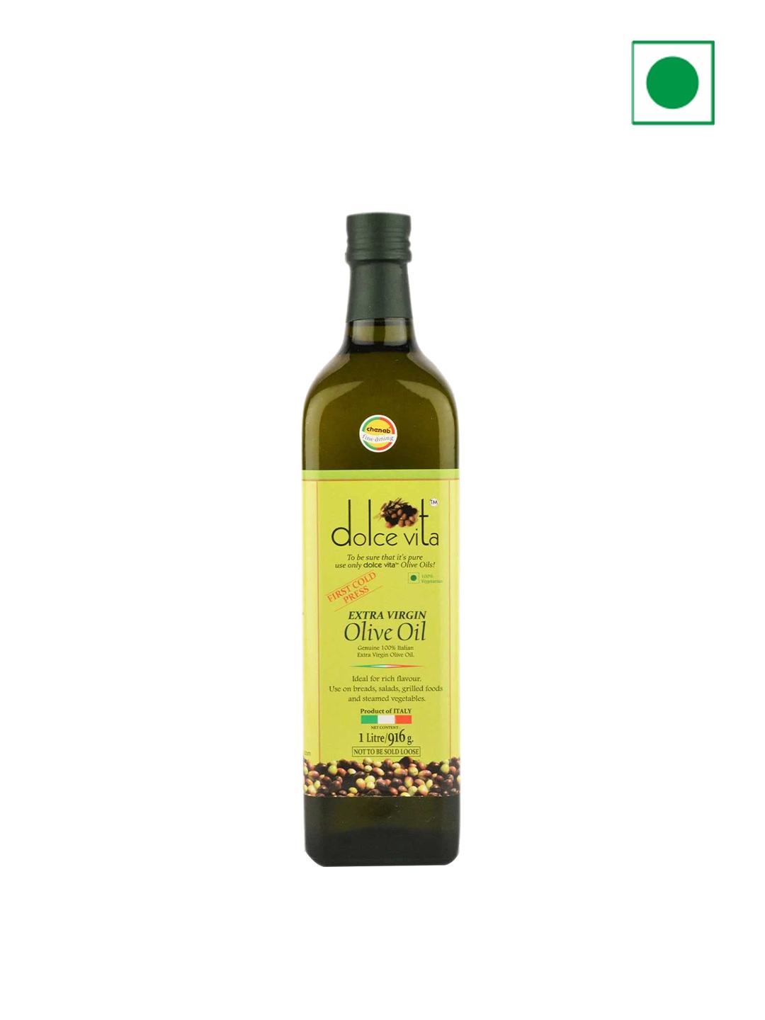 

Dolce Vita Extra Virgin Olive Oil 1L, Yellow