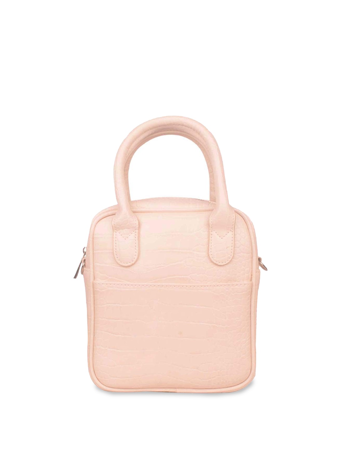 

Bagkok Textured Structured Handheld Bag, Peach