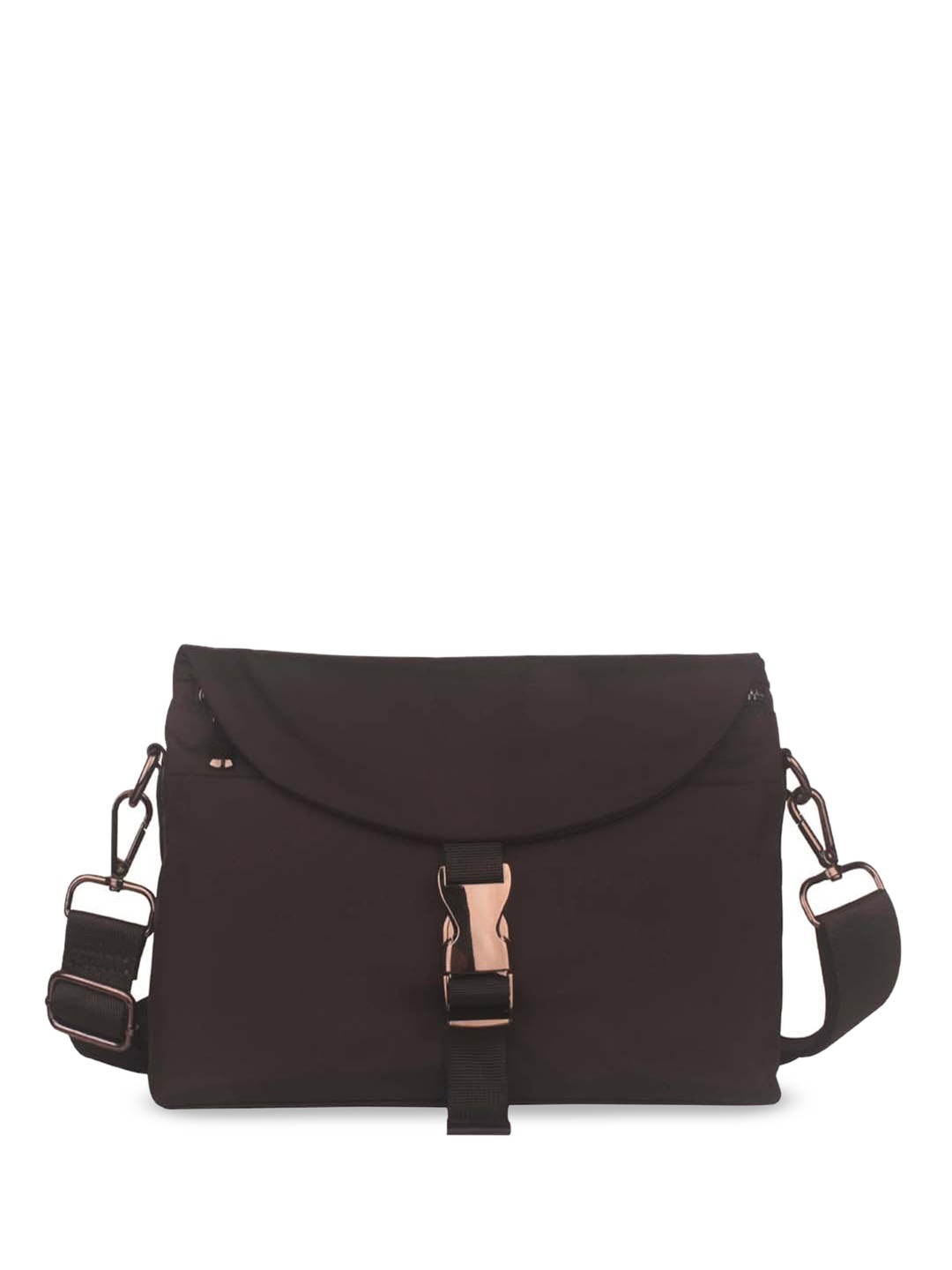 

Bagkok Small Structured Sling Bag, Black