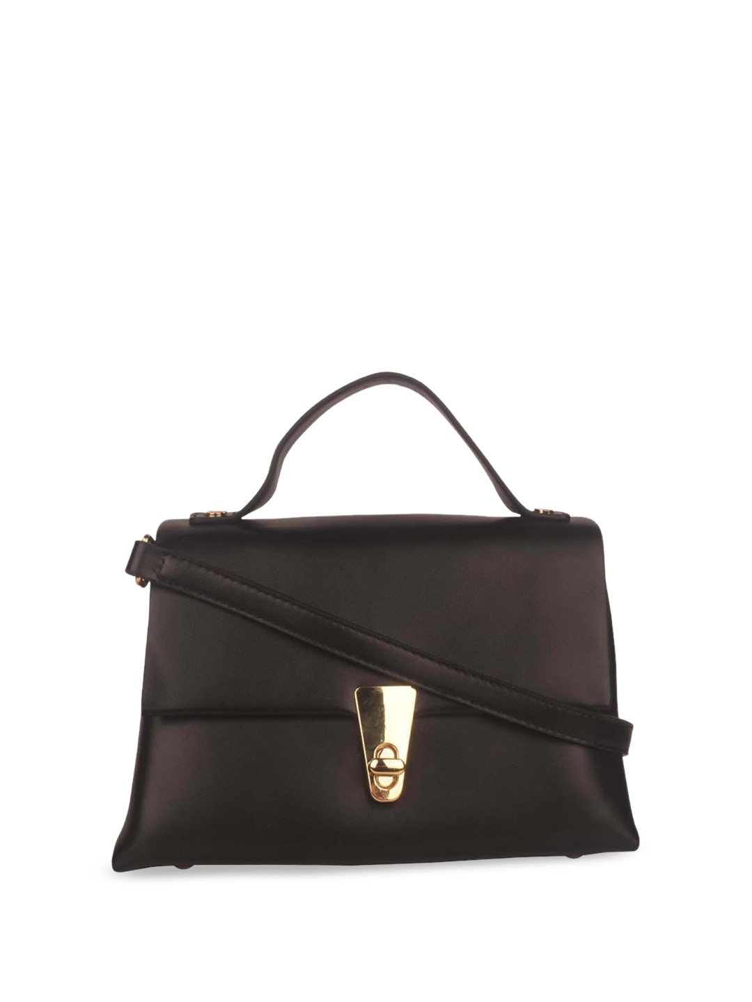 

Bagkok Structured Satchel Bag, Black