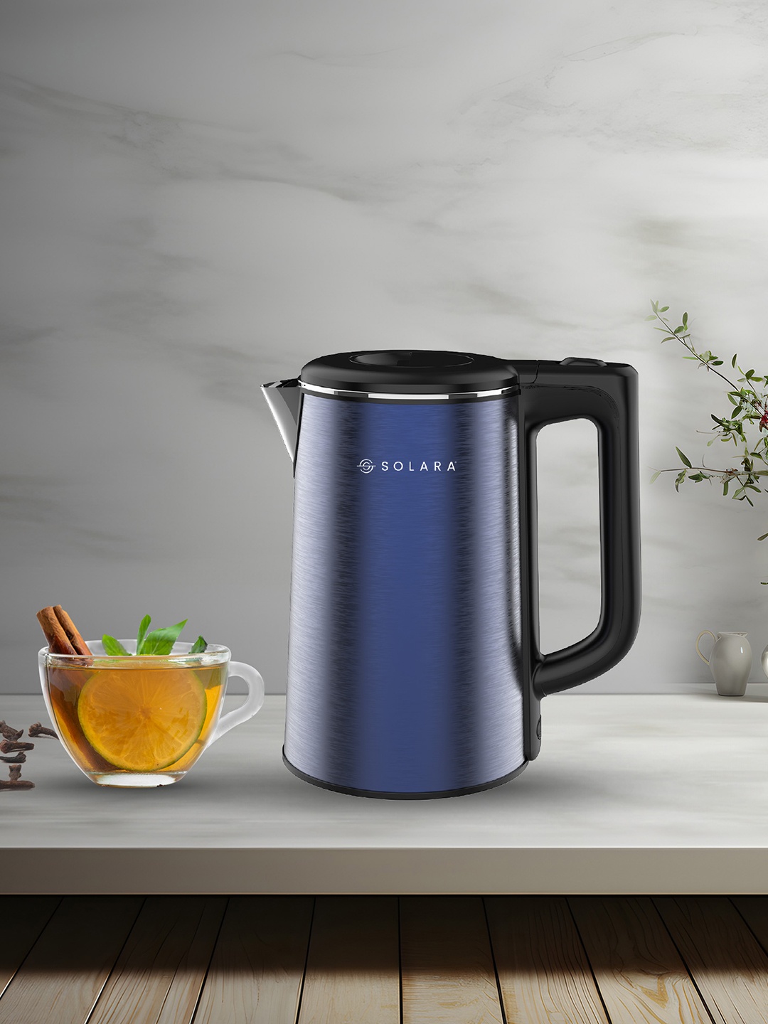

Solara Premium Electric Kettle (1.8L), Blue