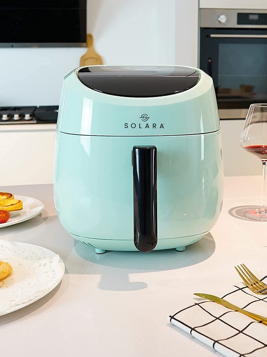 

Solara Digital Air Fryer Xtra Large, Aqua (5.5L), Blue