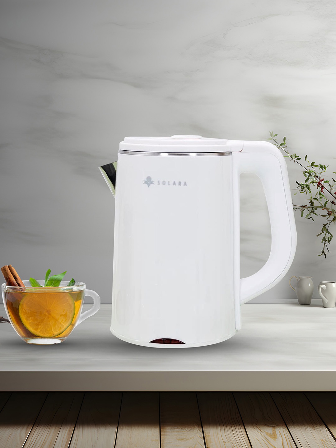 

Solara Premium Electric Kettle Large (1.2L), White