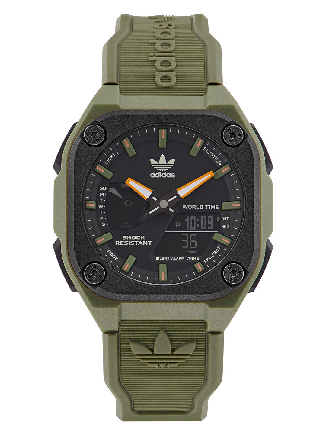 

ADIDAS Originals Unisex Street City Tech One Multi Function Watch AOST225472I, Black