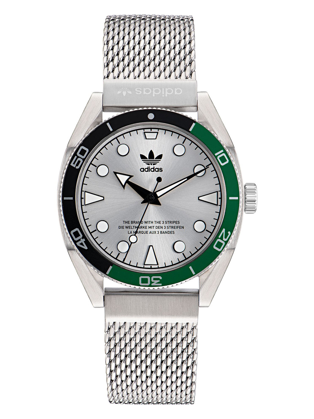 

ADIDAS Originals Unisex Fashion Edition Bracelet Style Straps Analogue Watch AOFH225032I, Silver