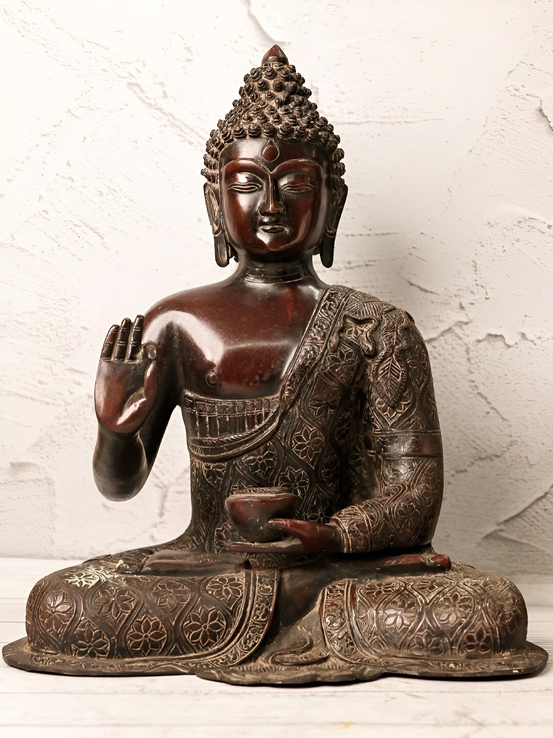 

The Advitya Brown Antique Buddha, Gold