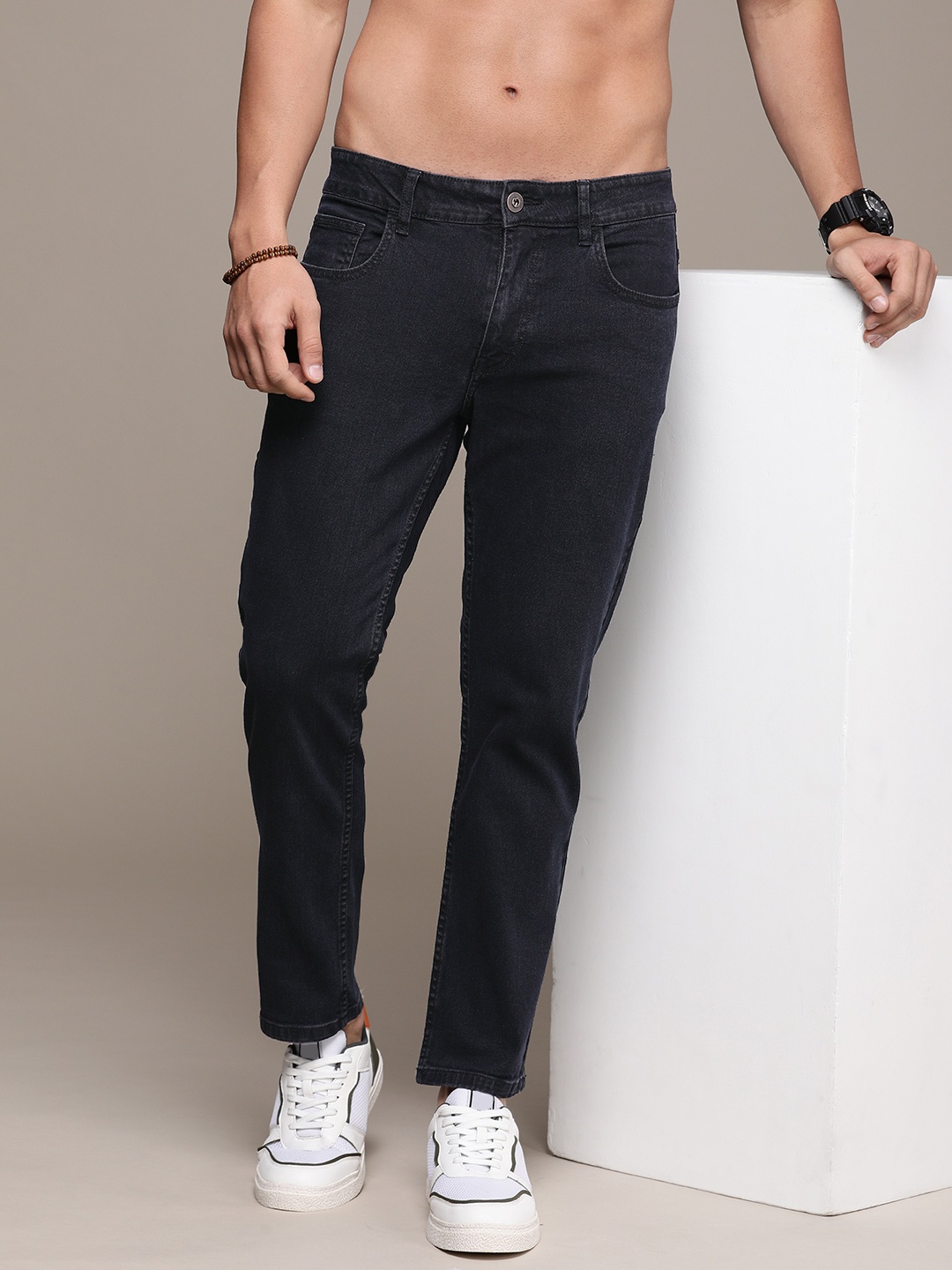 

Roadster Men Stretchable Jeans, Black