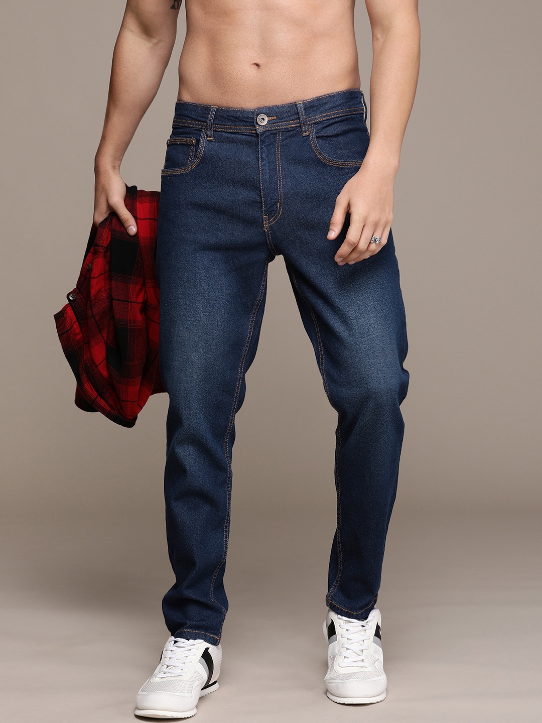 

Roadster Men Tapered Fit Jeans, Blue