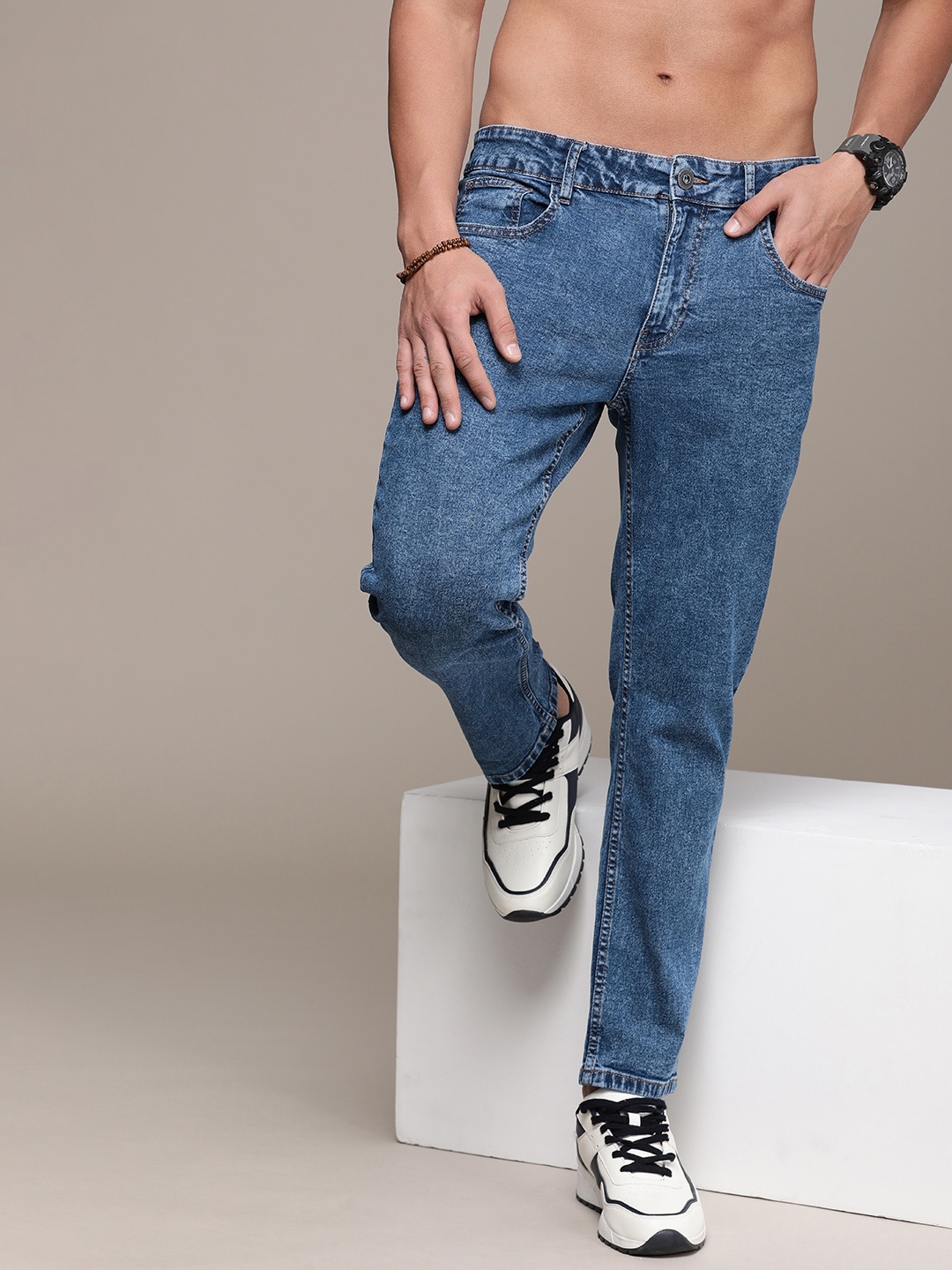 

Roadster Men Stretchable Jeans, Blue