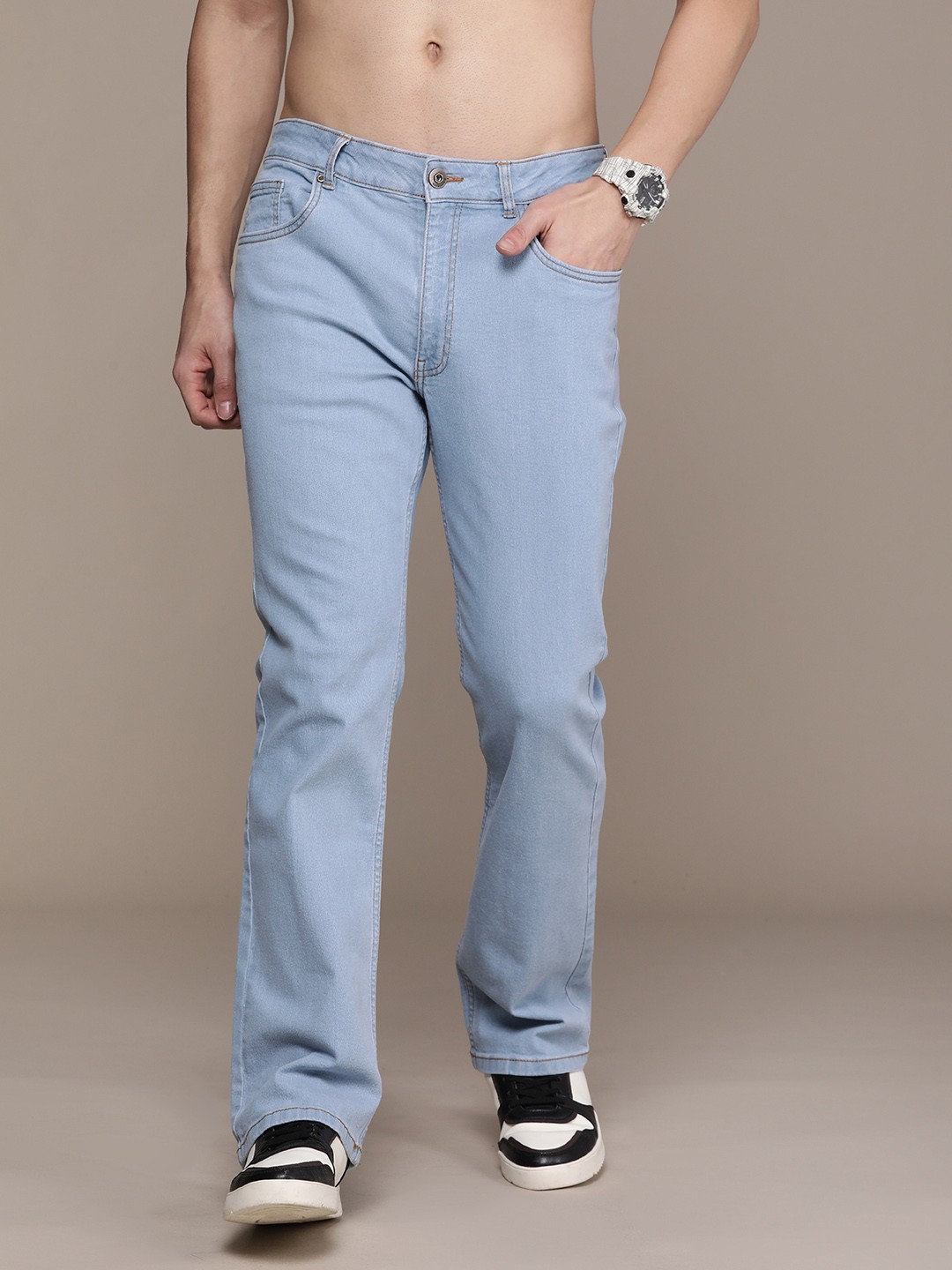 

Roadster Men Relaxed Fit Stretchable Jeans, Blue