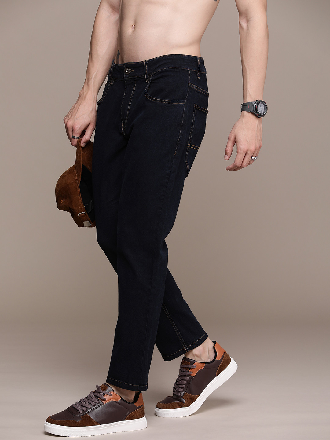 

Roadster Men Stretchable Jeans, Black