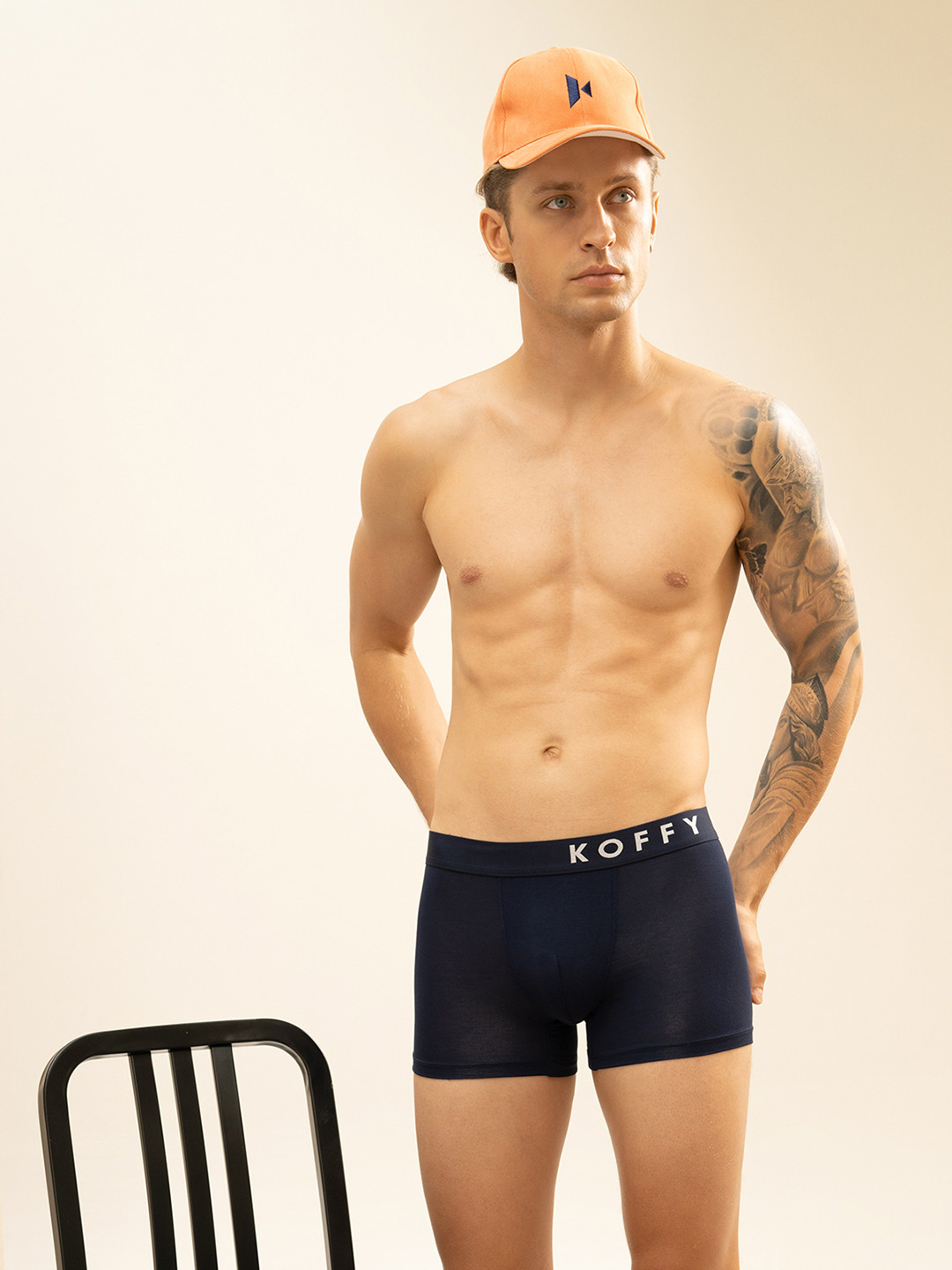 

KOFFY Form-Soft Micro Modal Trunks, Navy blue