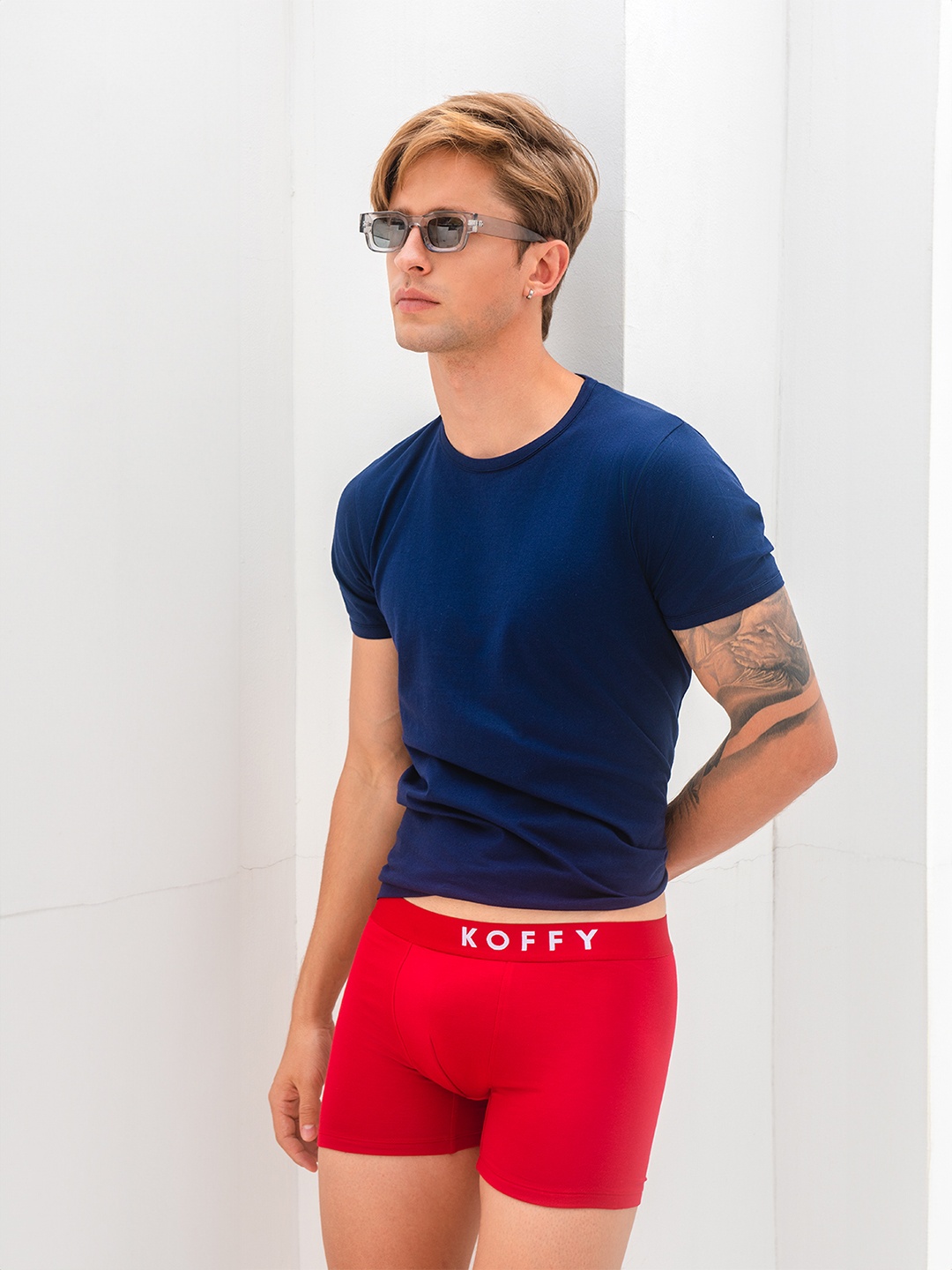 

KOFFY Form-Soft Micro Modal Trunks, Red