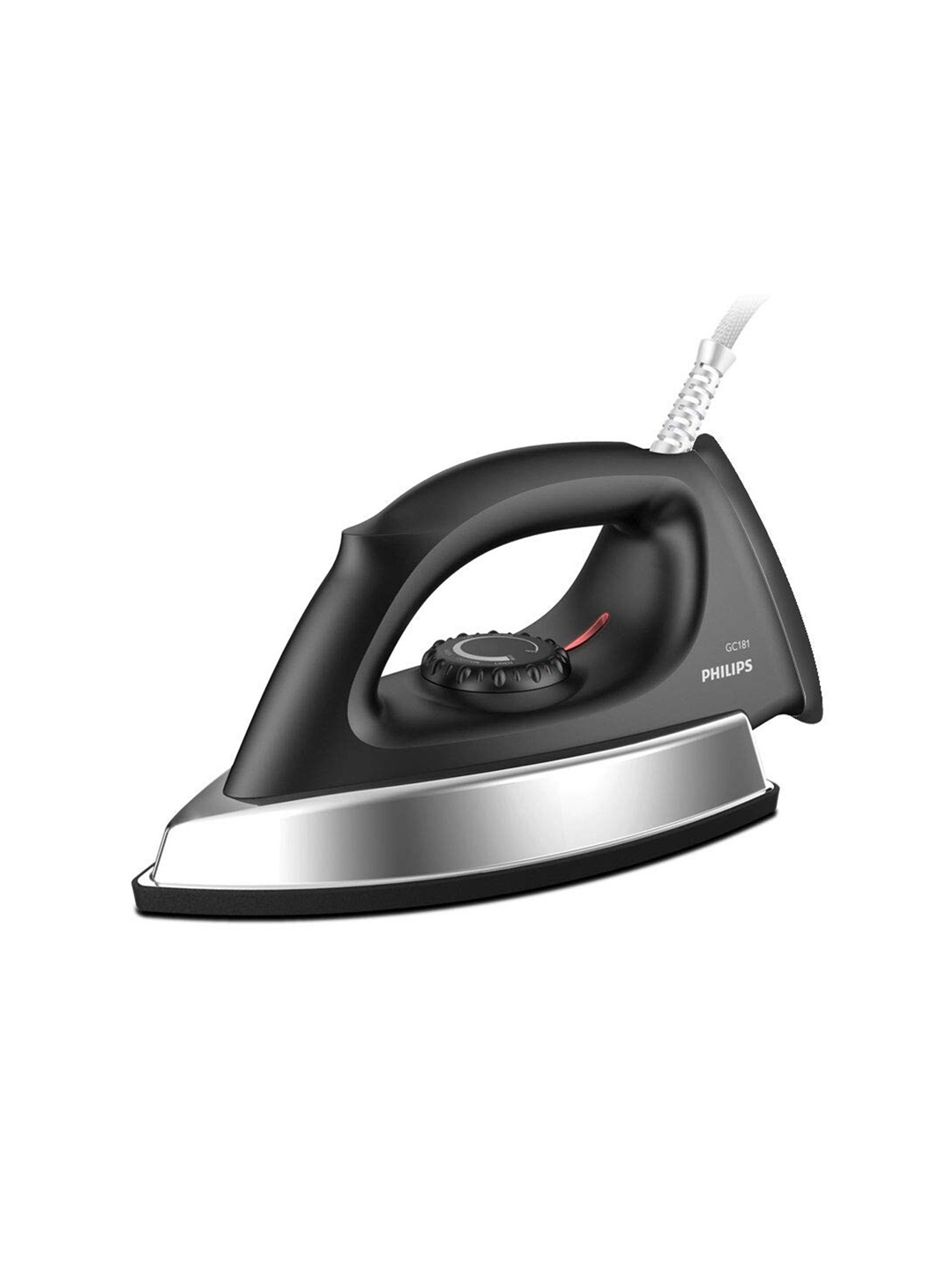 

Philips Iron- GC Black 1000W Non-Stick Soleplate Dry Iron