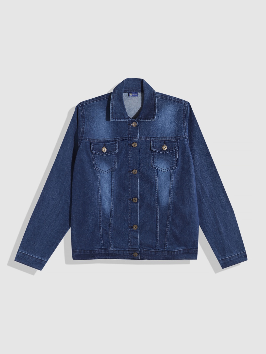 

YK Girls Denim Jacket, Navy blue