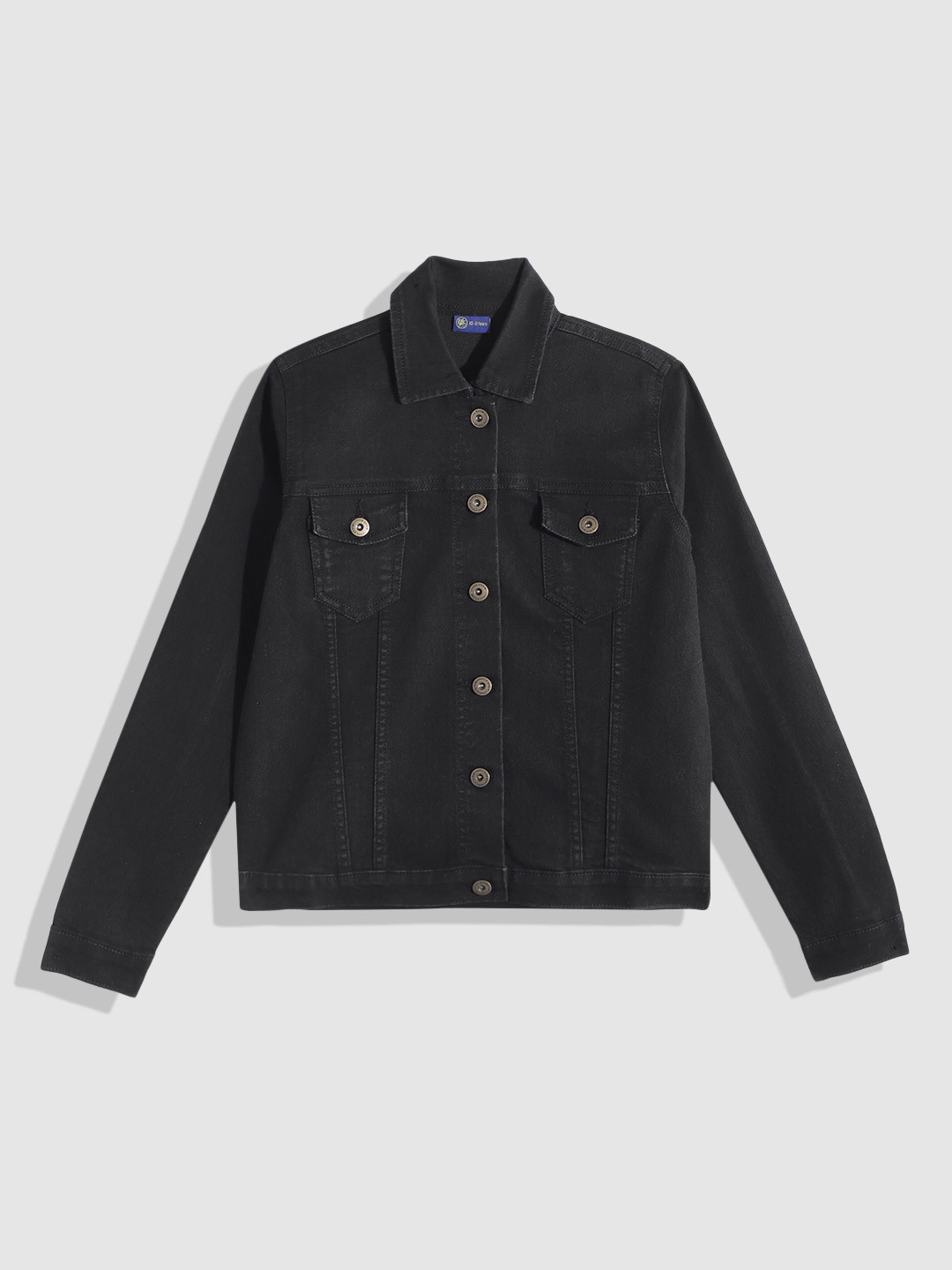 

YK Girls Denim Jacket, Black
