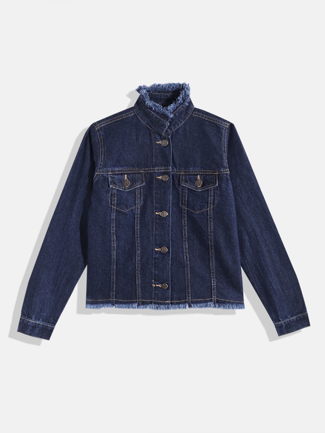 

JUSTICE Girls Denim Jacket, Navy blue