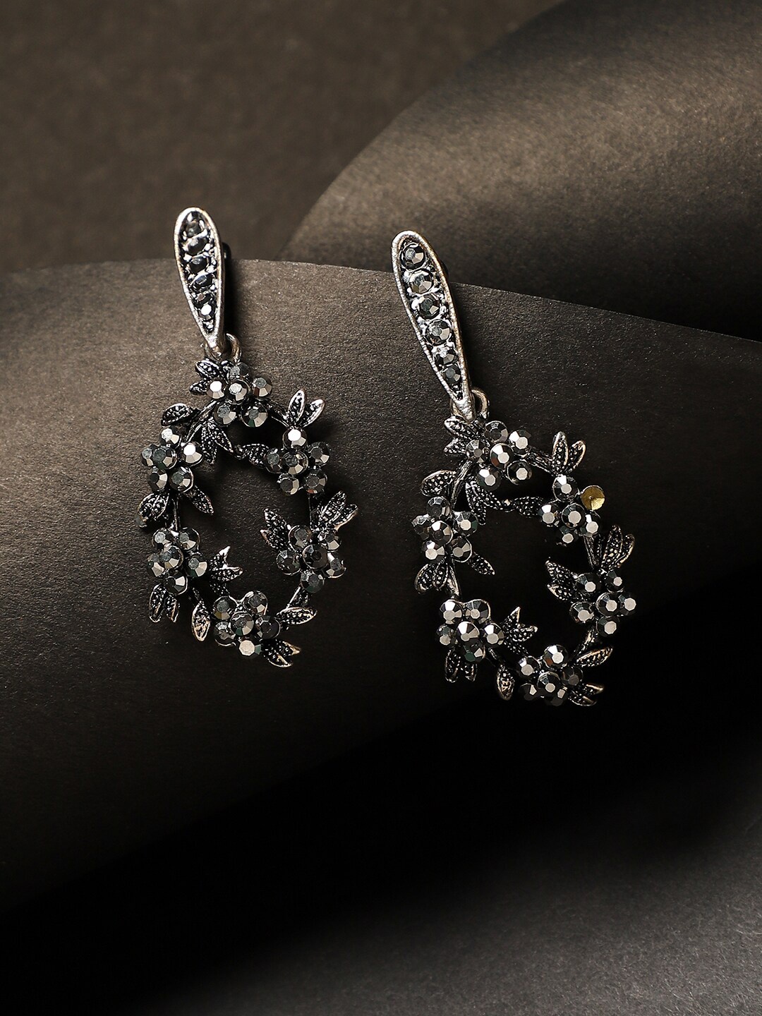 

DressBerry Silver-Plated Drop Earrings