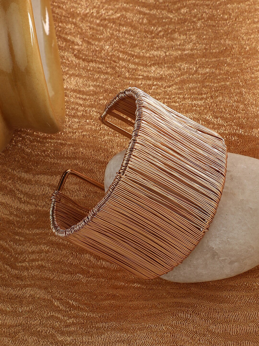 

DressBerry Gold-Plated Cuff Bracelet
