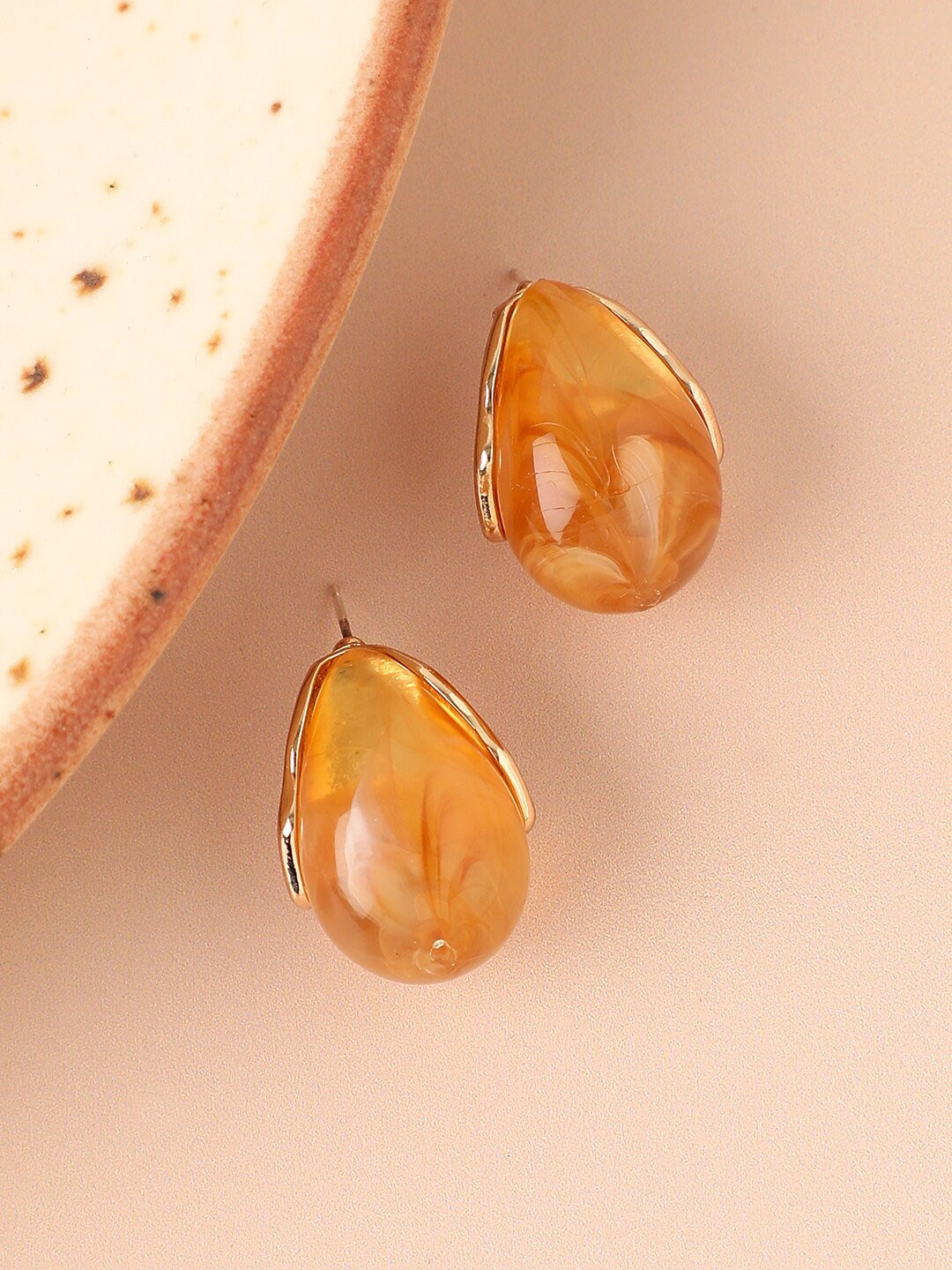 

DressBerry Gold Plated Studs Earrings