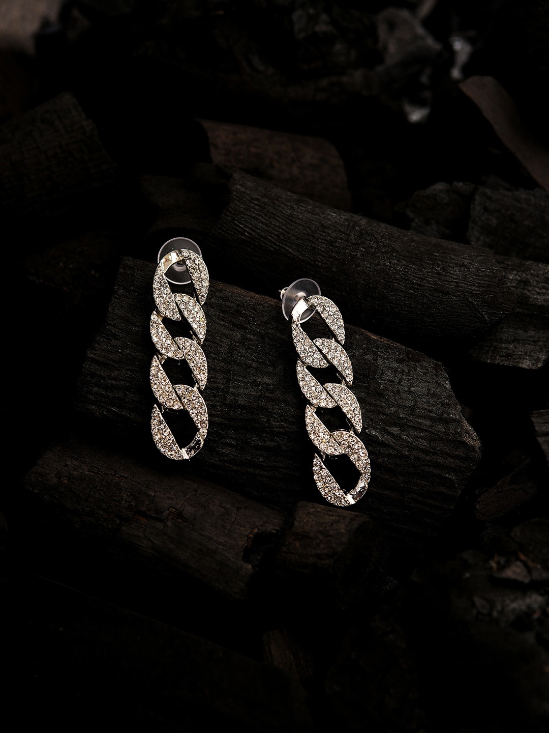 

DressBerry Silver Plated Drop Earring