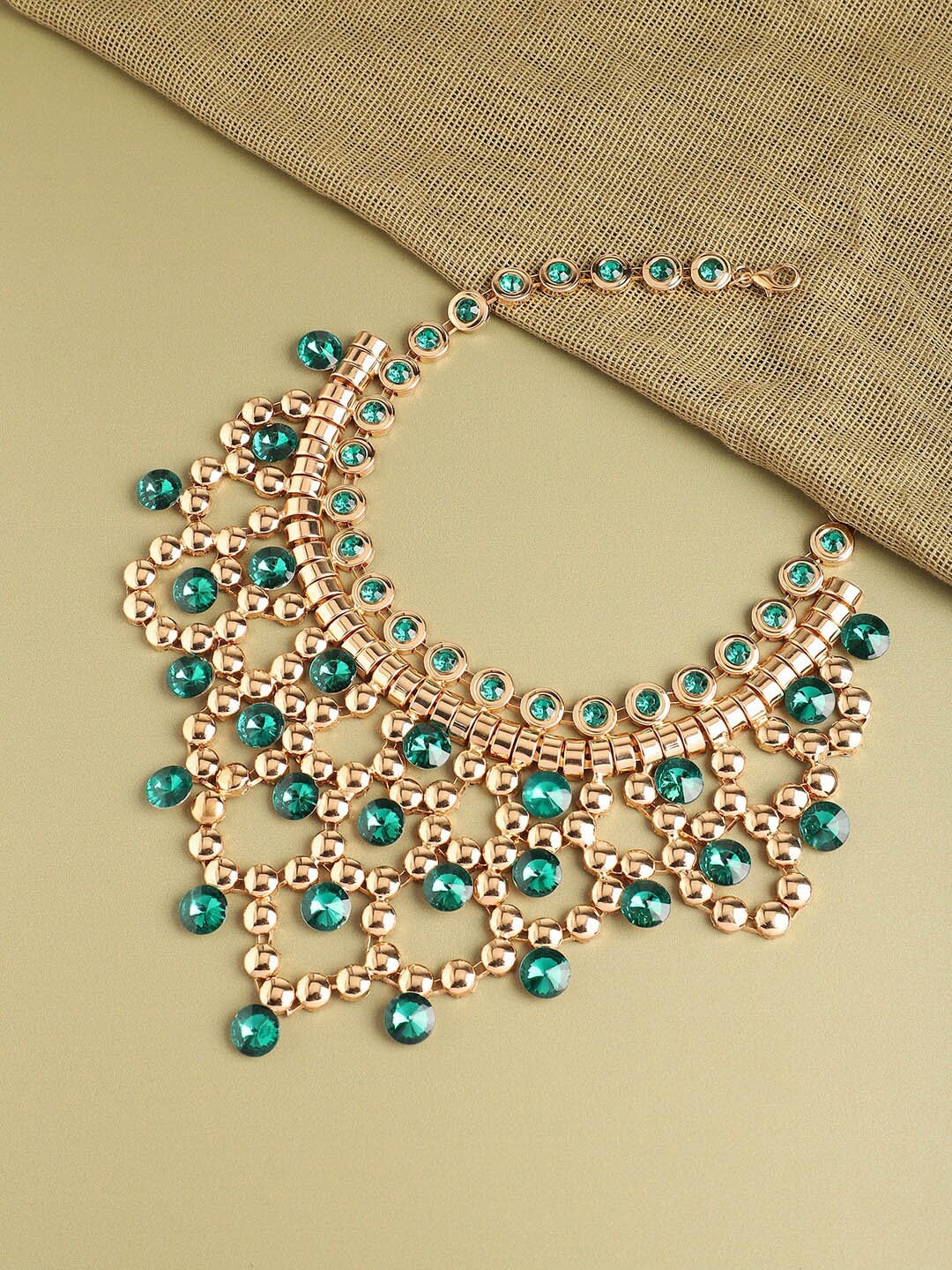 

DressBerry Gold-Plated Statement Necklace