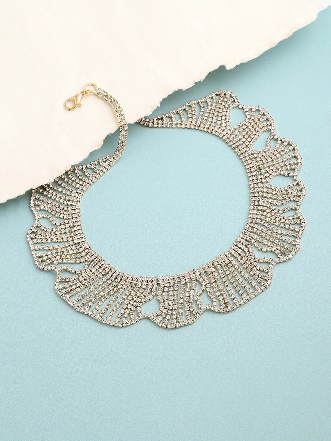 

DressBerry Gold-Plated Statement Necklace