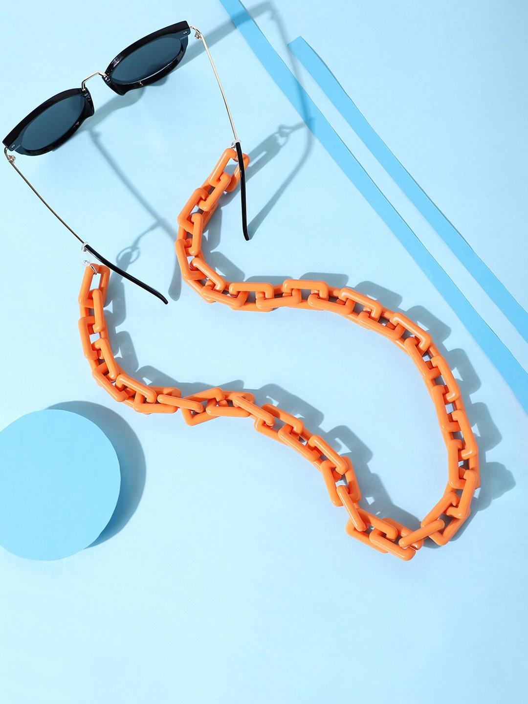 

DressBerry Women Sunglass chain, Orange