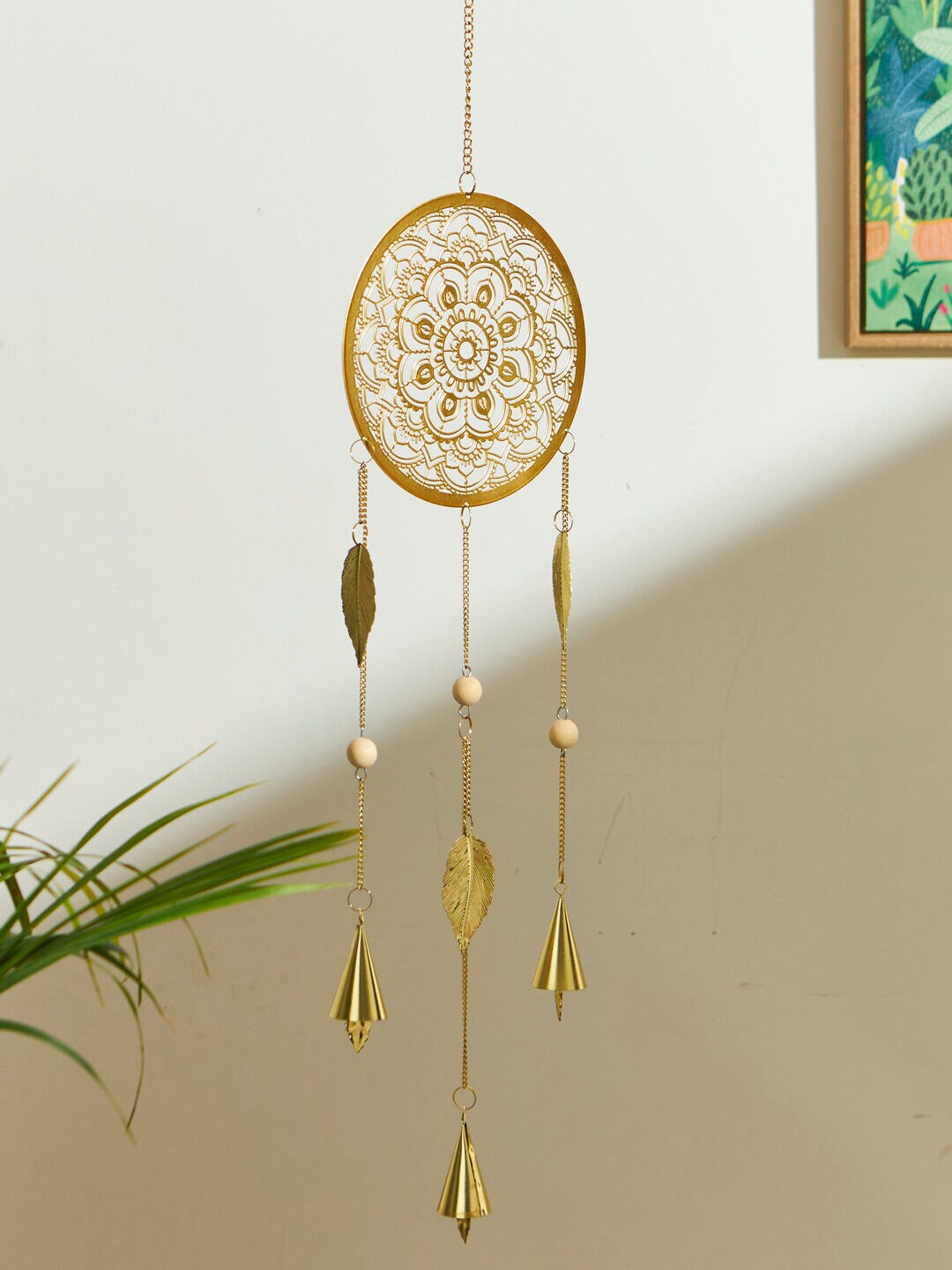 

Chumbak Gold Toned Mandala Dream Catcher