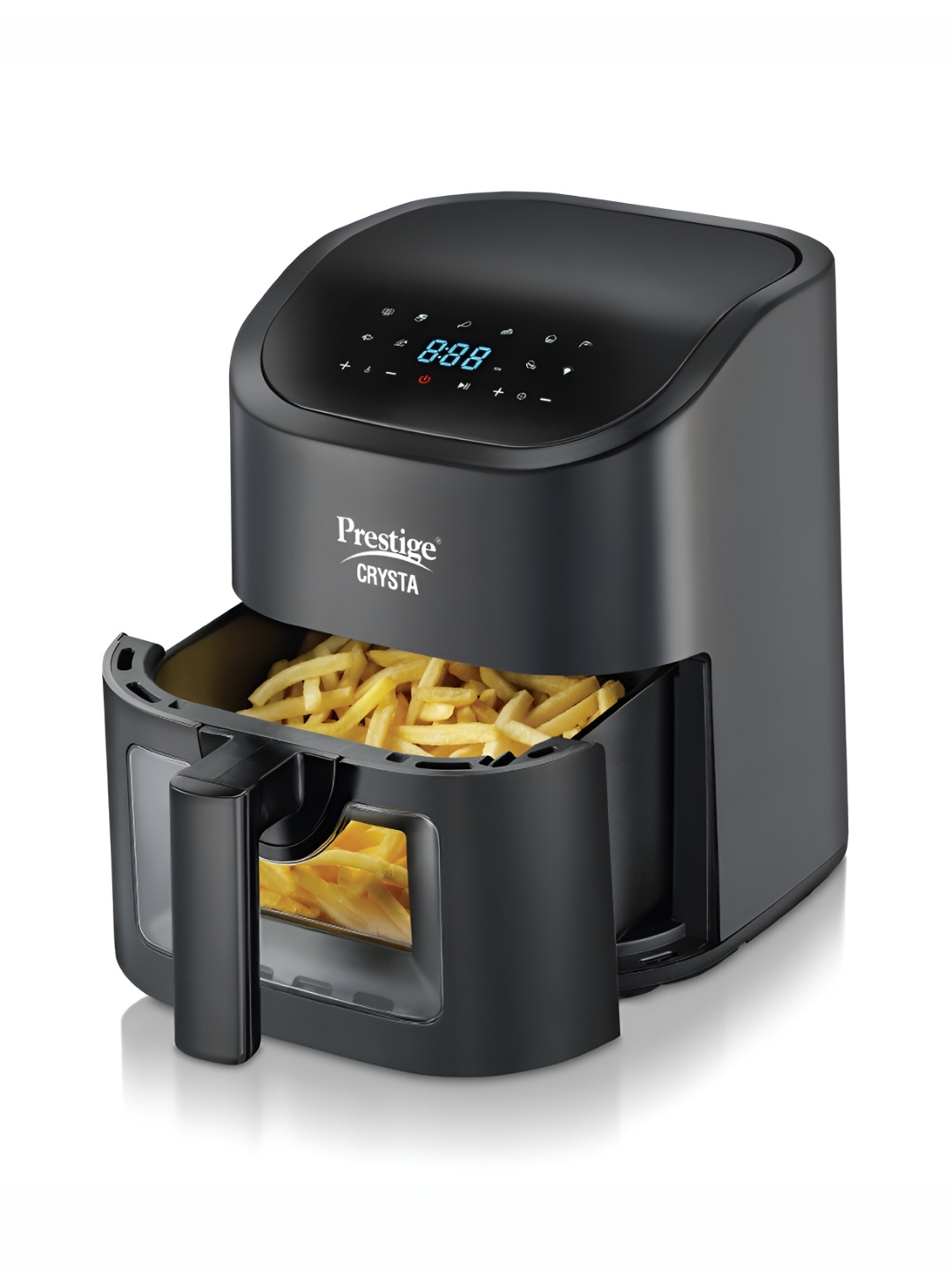 

Prestige Crysta Electric Digital 1600 Watt Airfryer 4.5 L, Black