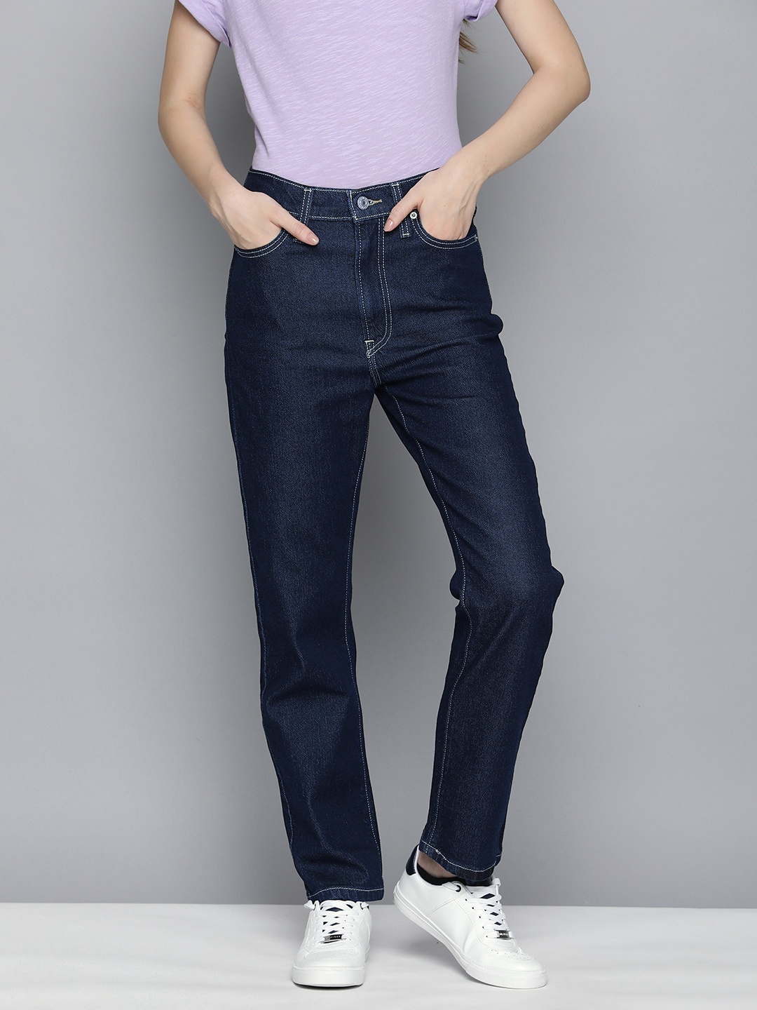 

Levis Women Wedgie Straight Fit High Rise Stretchable Jeans, Blue