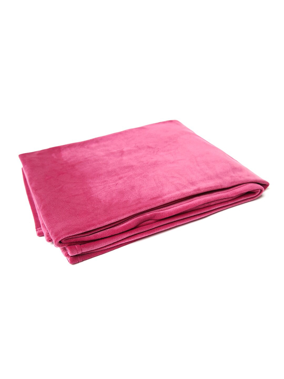 

CHAYIM Pink 300 GSM Mild Winter Single Bed Blanket