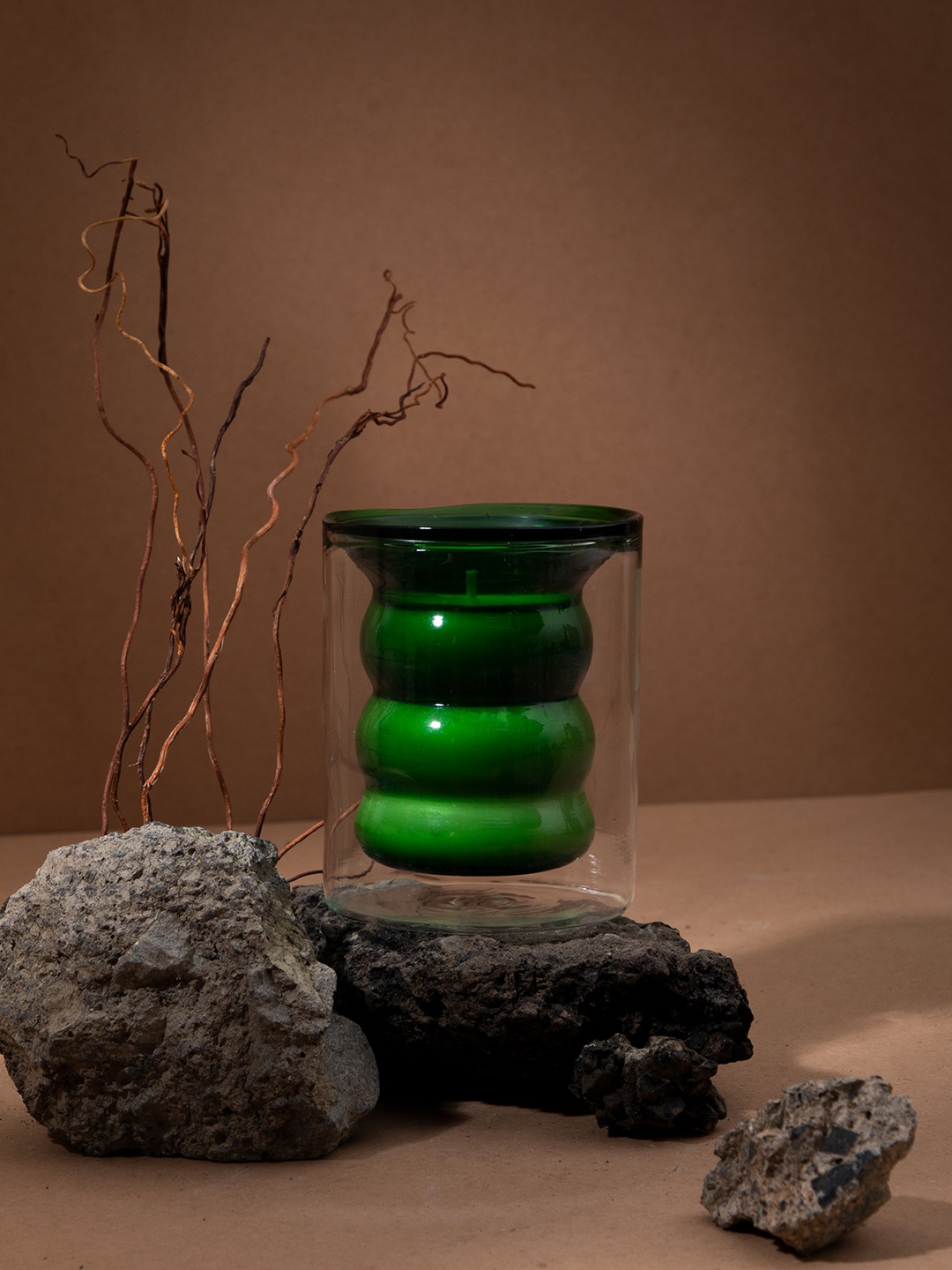 

Seva Home Luxe Winter Woods Scented Candle, Green