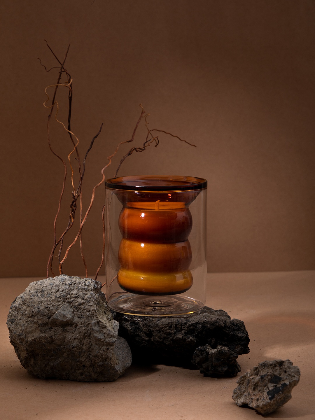 

Seva Home Brown Luxe Scented Candle - Classic - Leather