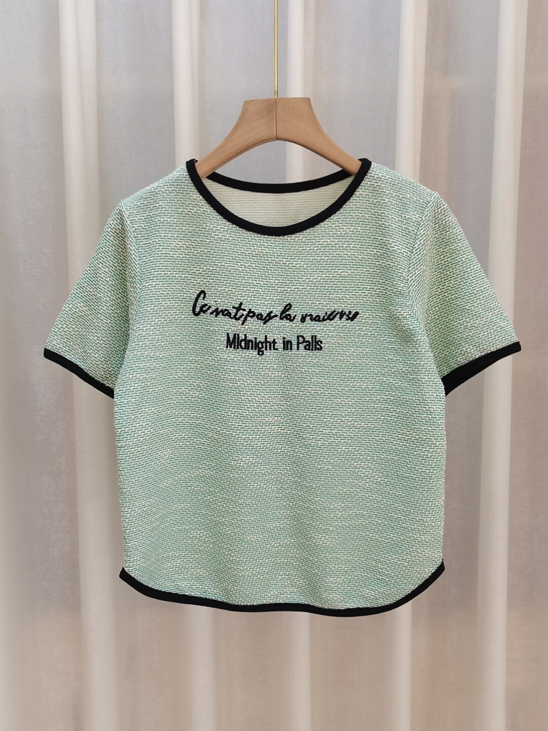 

StyleCast Girls Green Typography Printed Regular Top